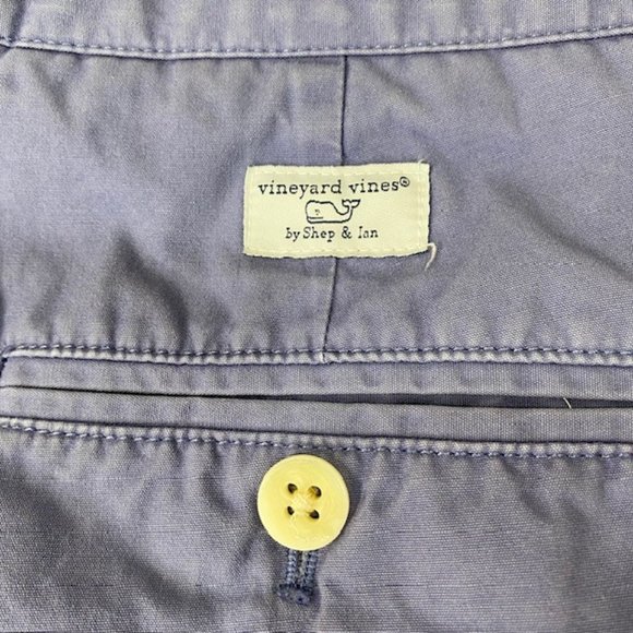 Vineyard Vines Links Short‎ Men's 32 Lavender Flat Front Chino Golf Shorts - Picture 3 of 9